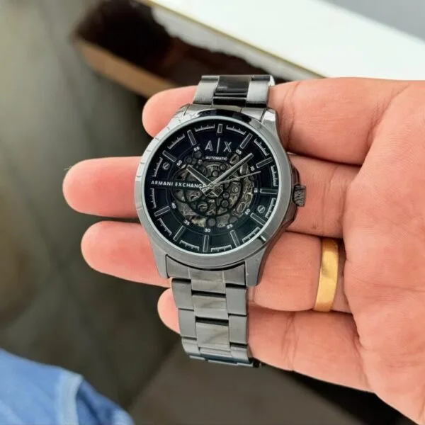 Armani Exchange AX2418 Full Black Automatic Timepiece