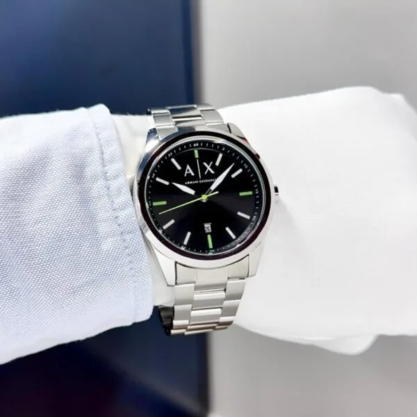 Armani Exchange AX2856 Silver And Black Dial 43mm
