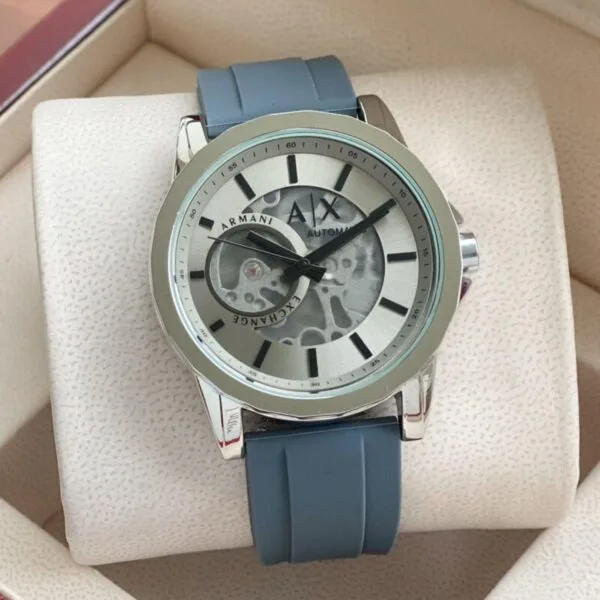 Armani Exchange Transparent Dial Timepiece