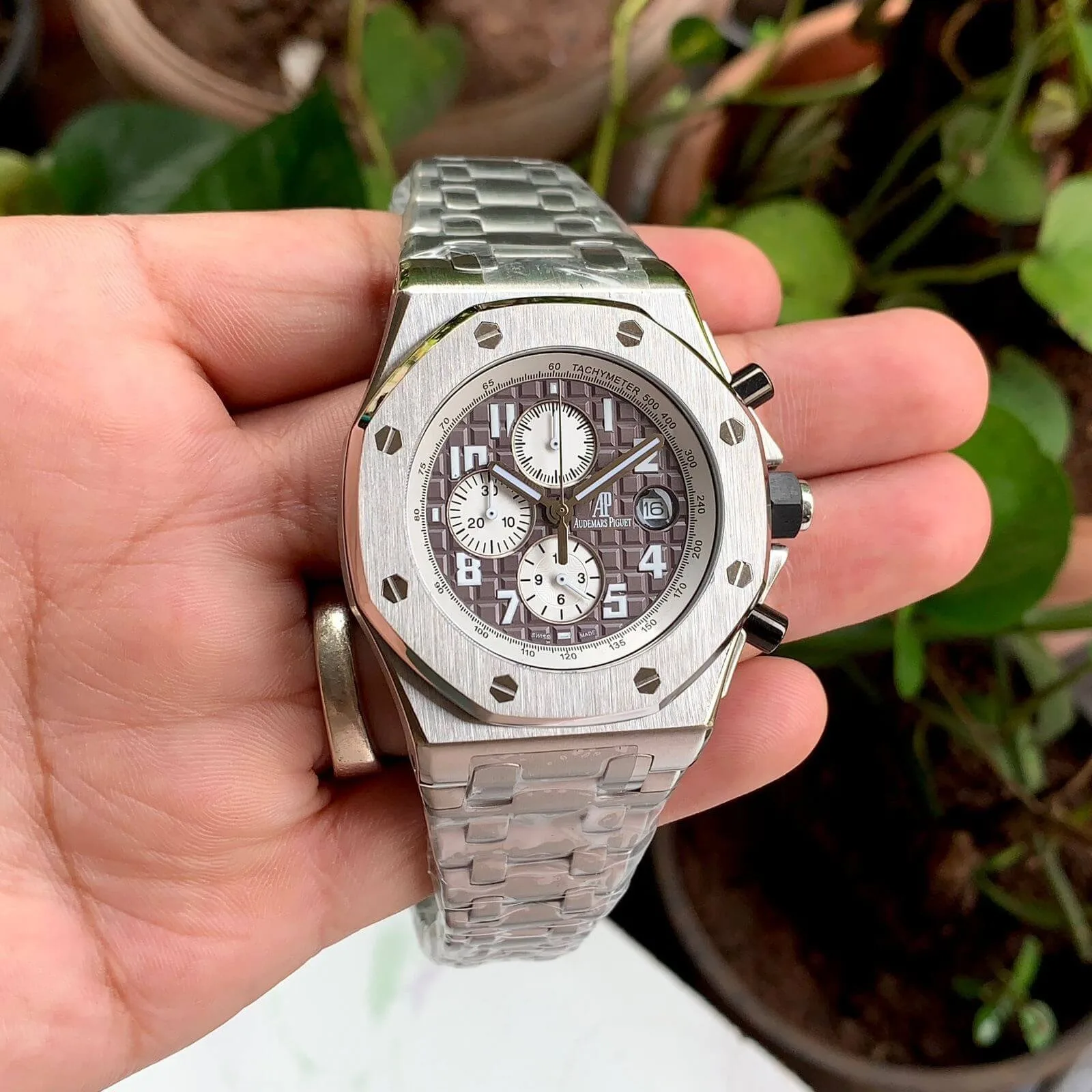 Audemars Piguet Chronograph Royal Oak Silver Offshore