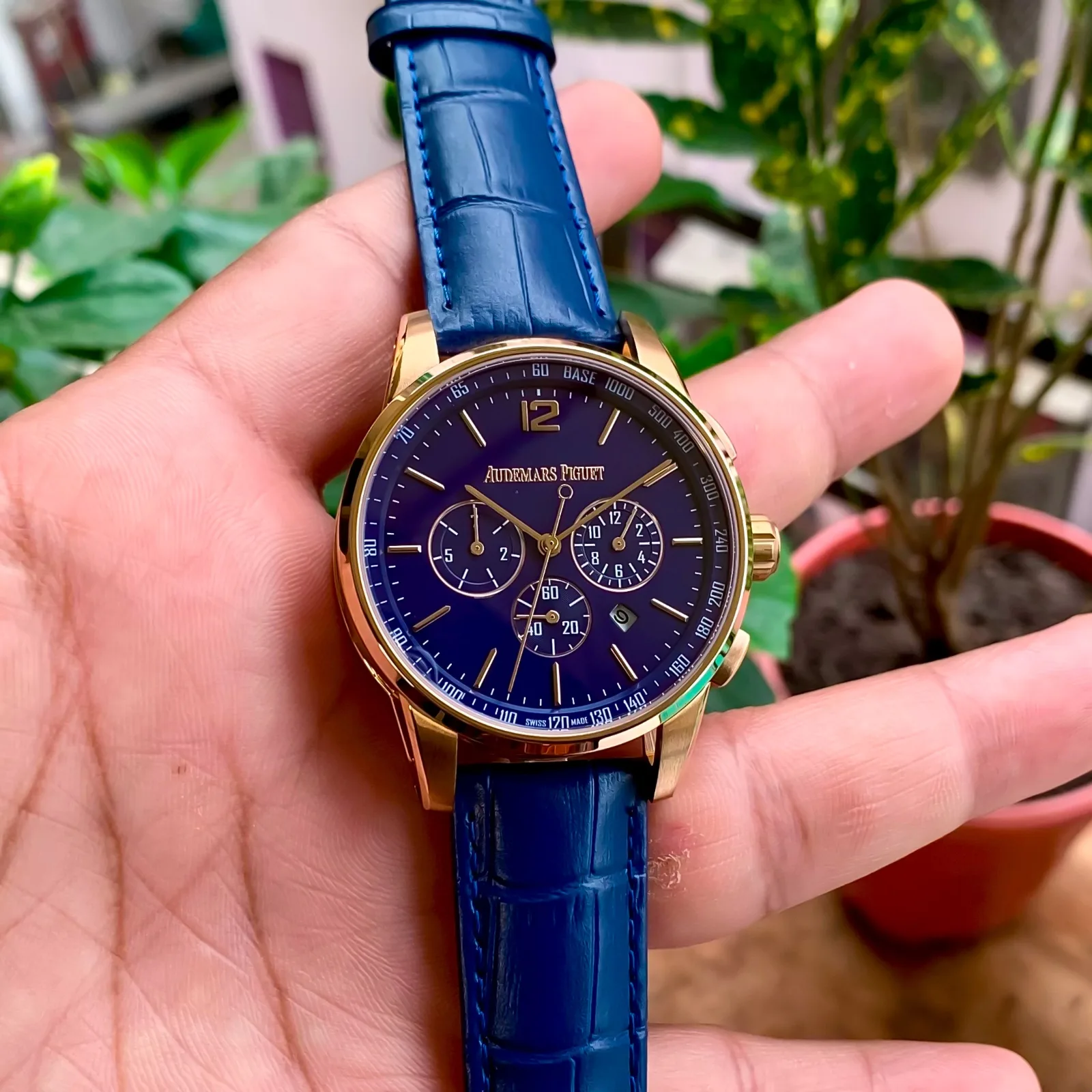 Audemars Piguet Code 11.59 Chronograph Blue Watch