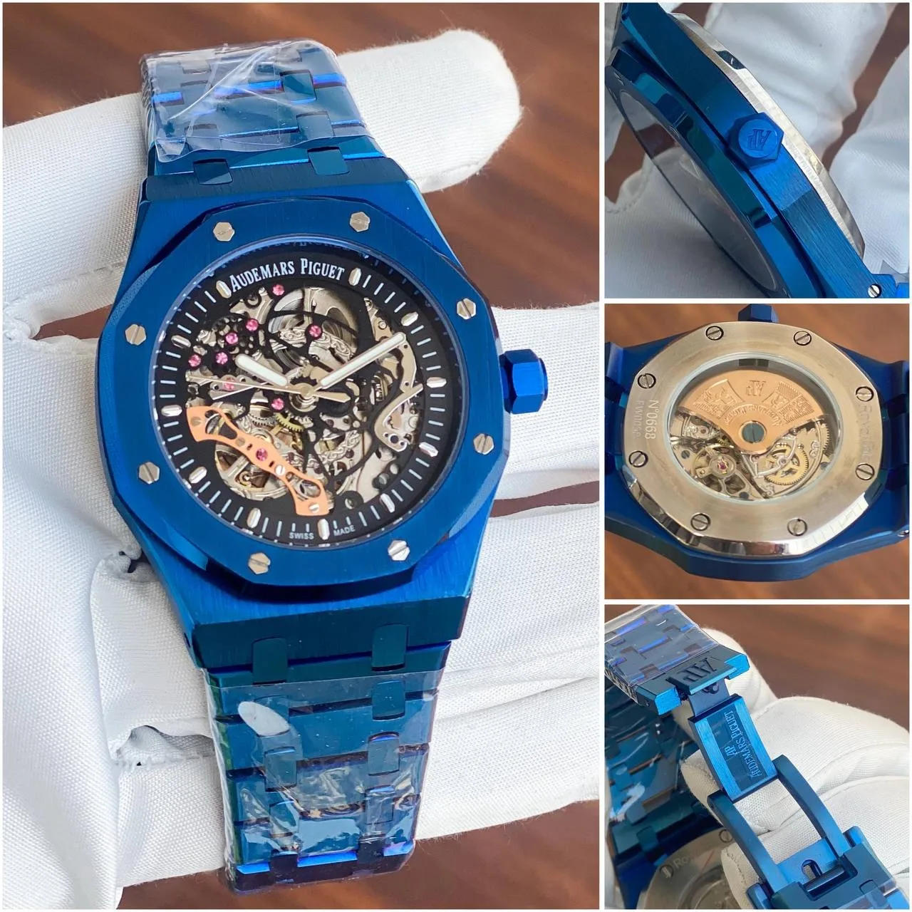 Audemars Piguet Double Balance Wheel Full Blue 41mm Watch
