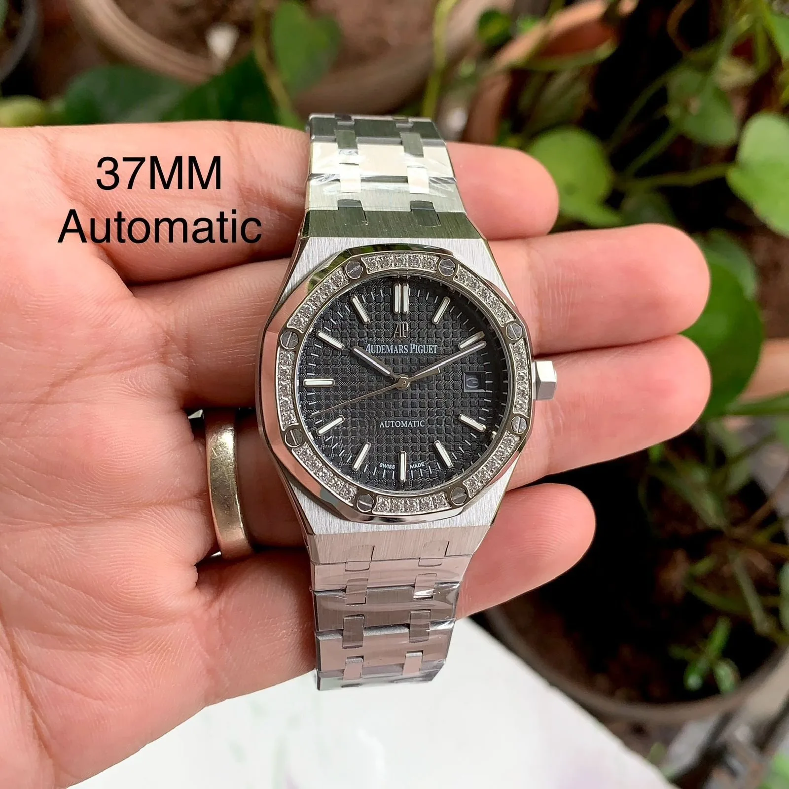 Audemars Piguet Ladies Silver Grey Dial
