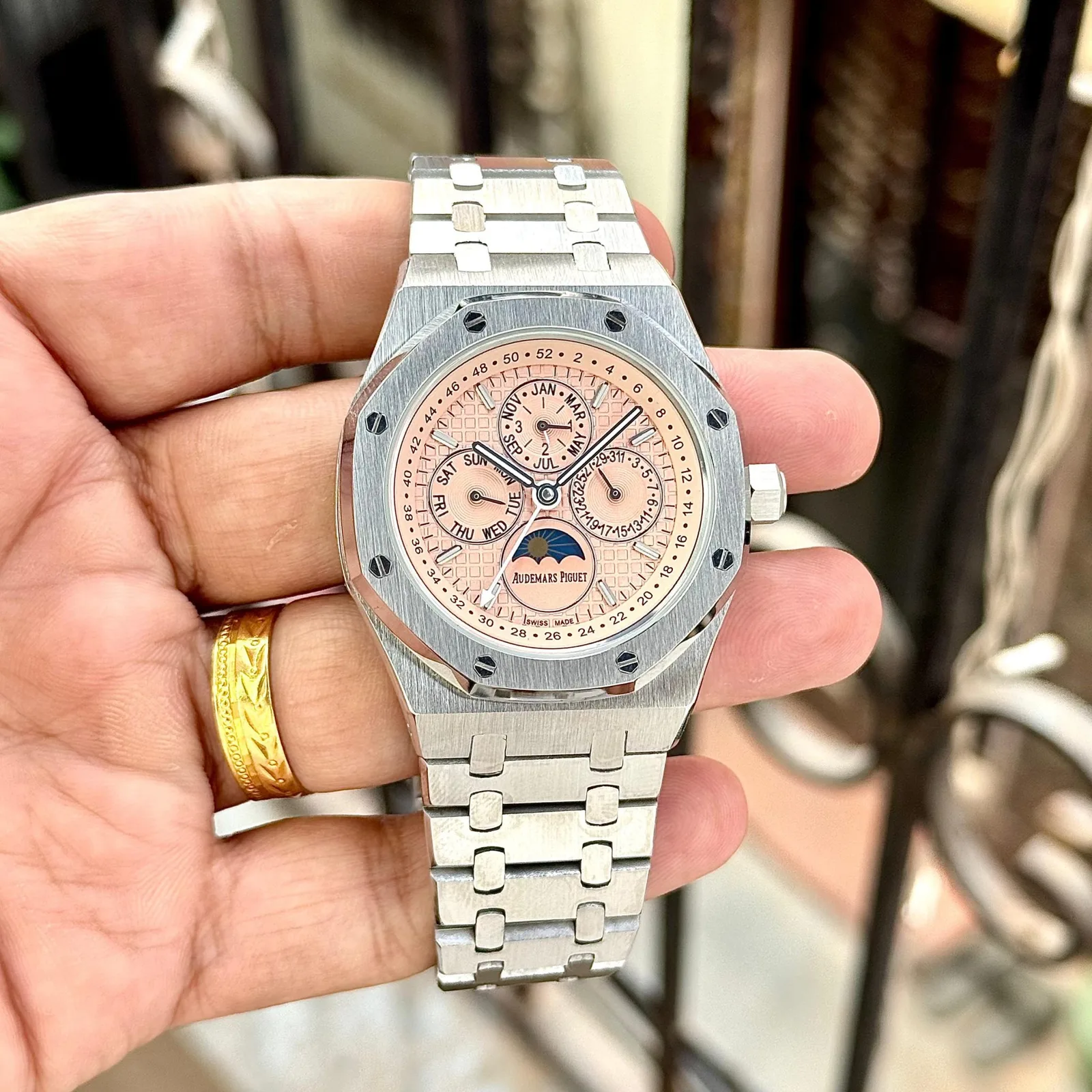 Audemars Piguet Perpetual Calendar Salmon Dial 42mm
