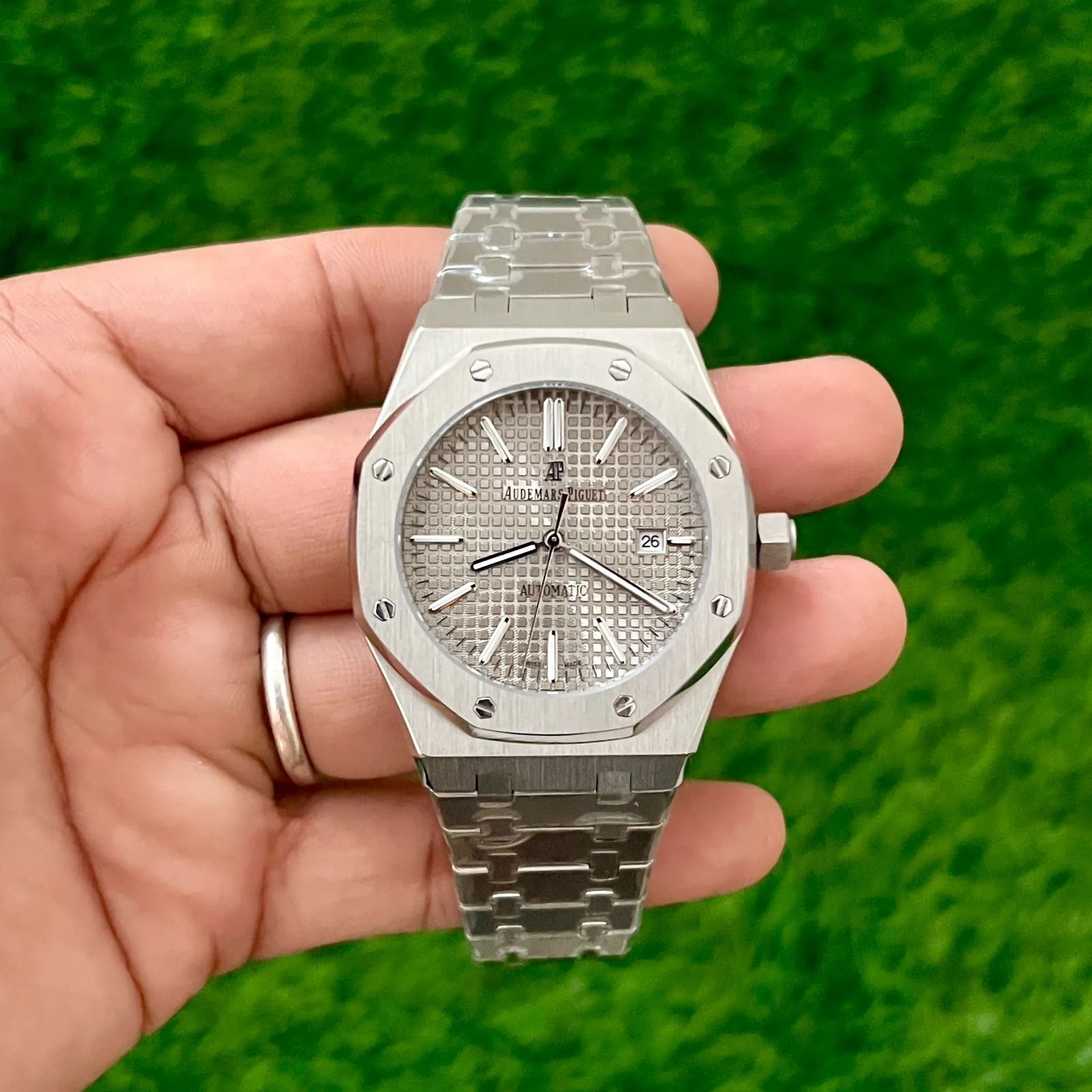Audemars Piguet Royal Oak 15413 Rainbow Silver