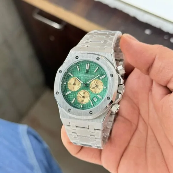 Audemars Piguet Royal Oak Chronograph Rosegold Green Dial