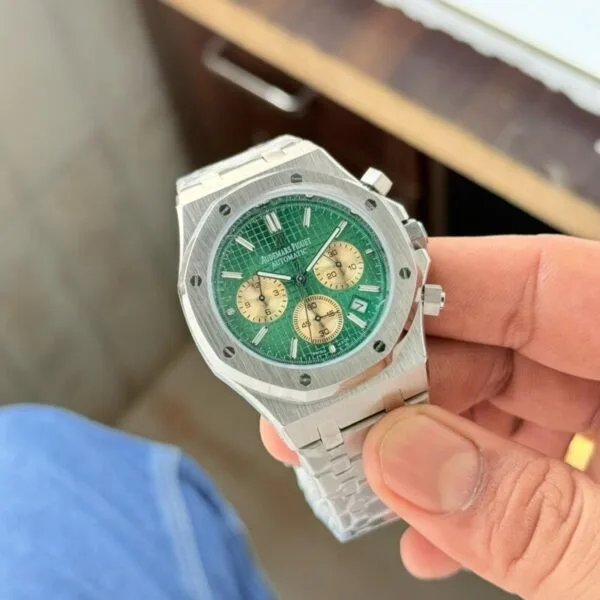 Audemars Piguet Royal Oak Chronograph Rosegold Green Dial