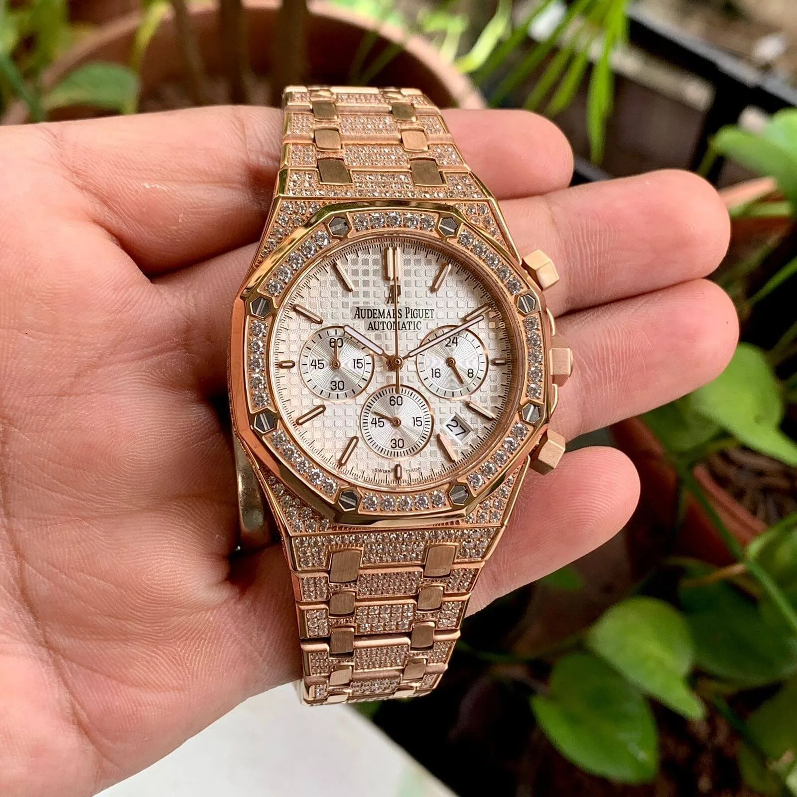Audemars Piguet Royal Oak Chronograph White Dial