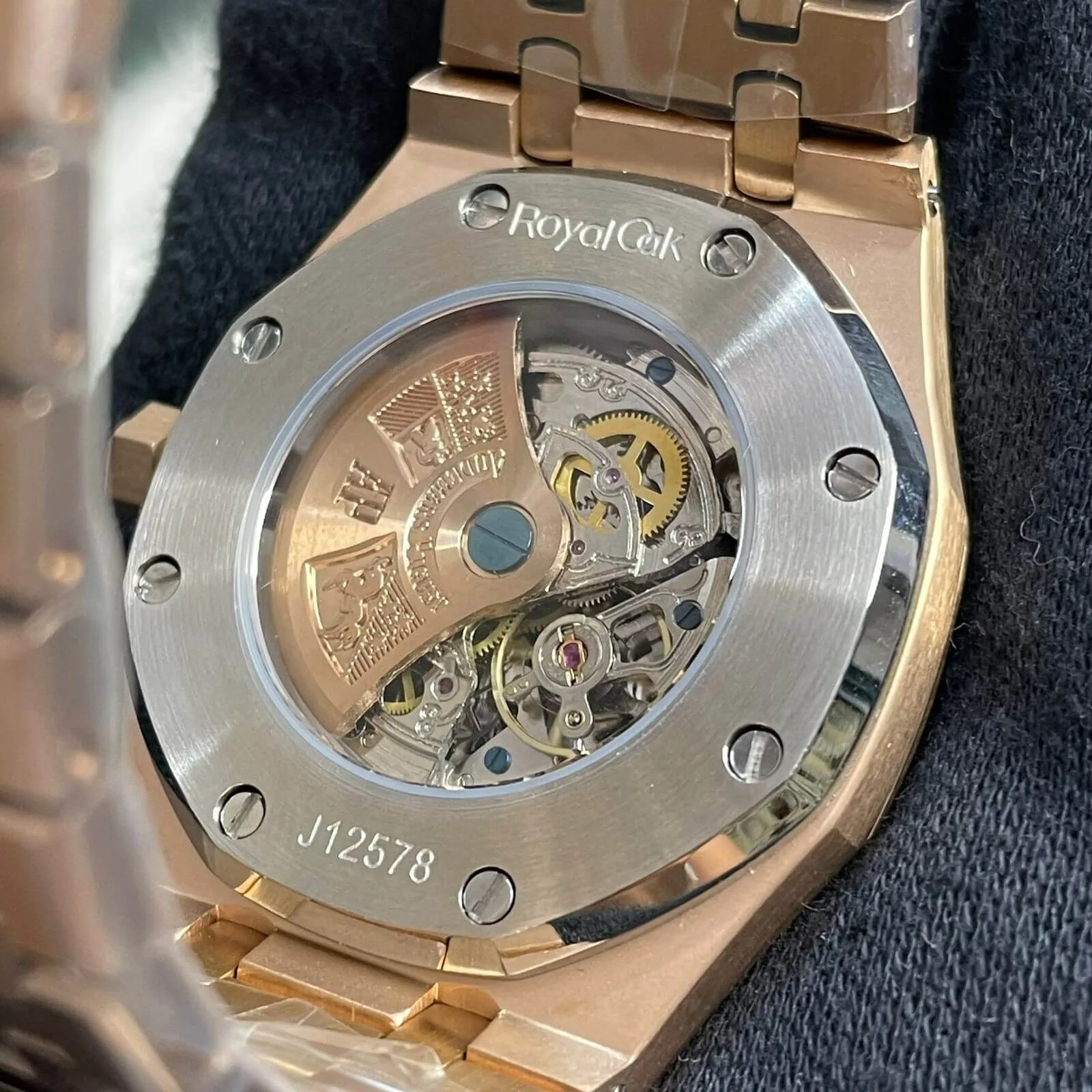 Audemars Piguet Royal Oak Double Balance Rosegold Diamond Bezel