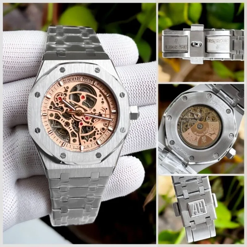 Audemars Piguet Royal Oak Double Balance Silver Salmon Dial