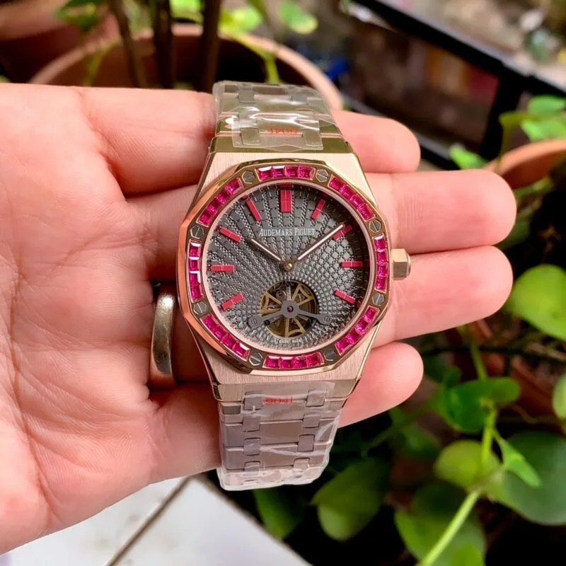 Audemars Piguet Royal Oak Flying Tourbillion Red Diamond Bezel