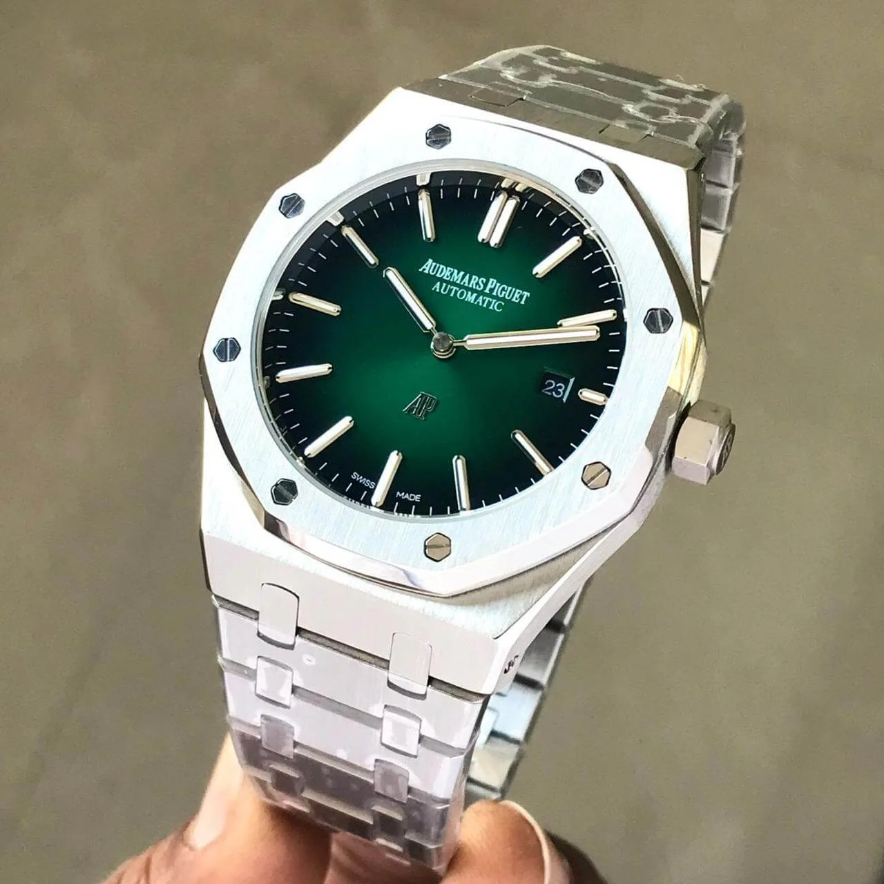 Audemars Piguet Royal Oak Jumbo Extra Thin Green