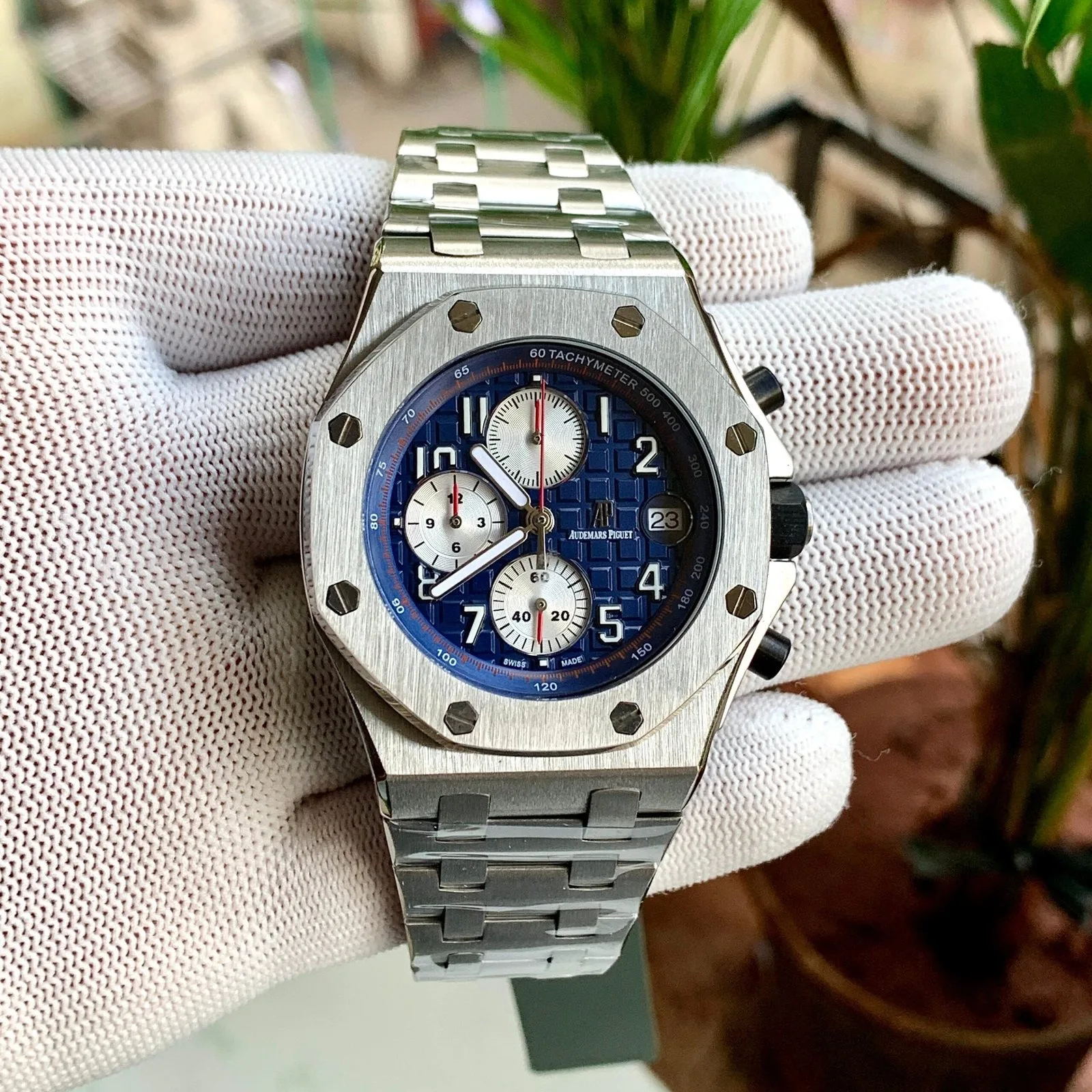 Audemars Piguet Royal Oak Offshore Diver Silver Blue