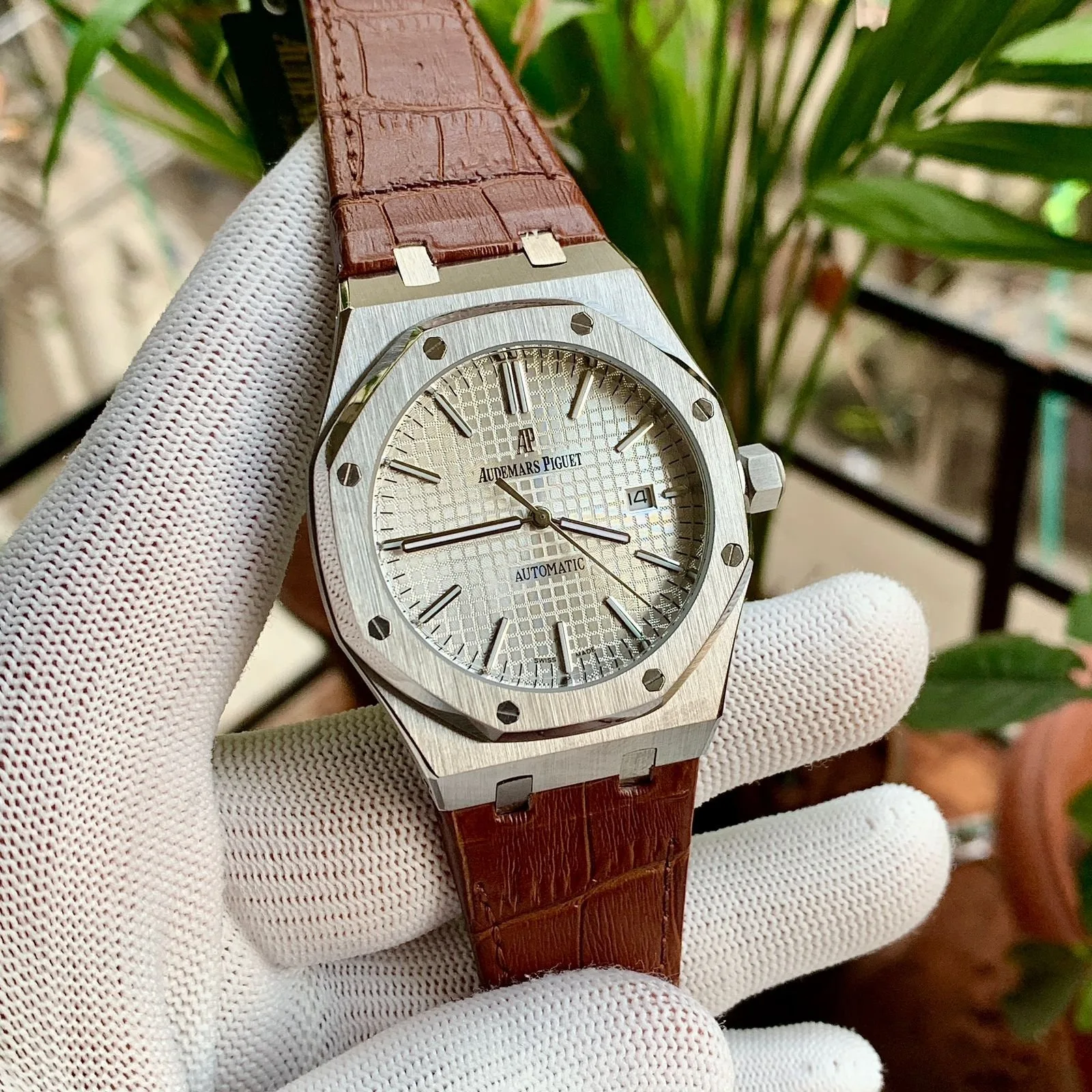 Audemars Piguet Royal Oak Offshore Silver Brown Dial