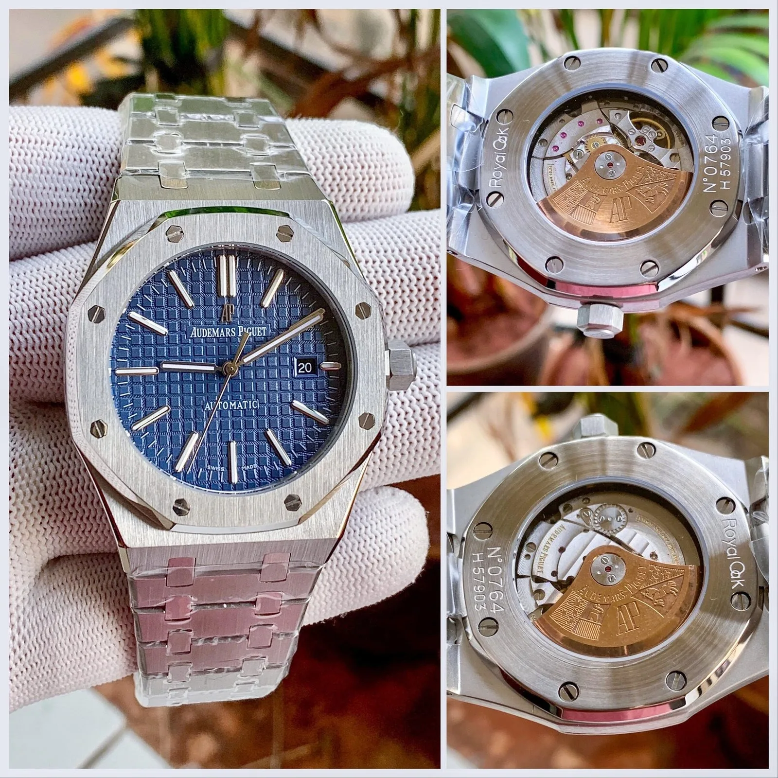 Audemars Piguet Royal Oak Stainless Steel Blue Dial