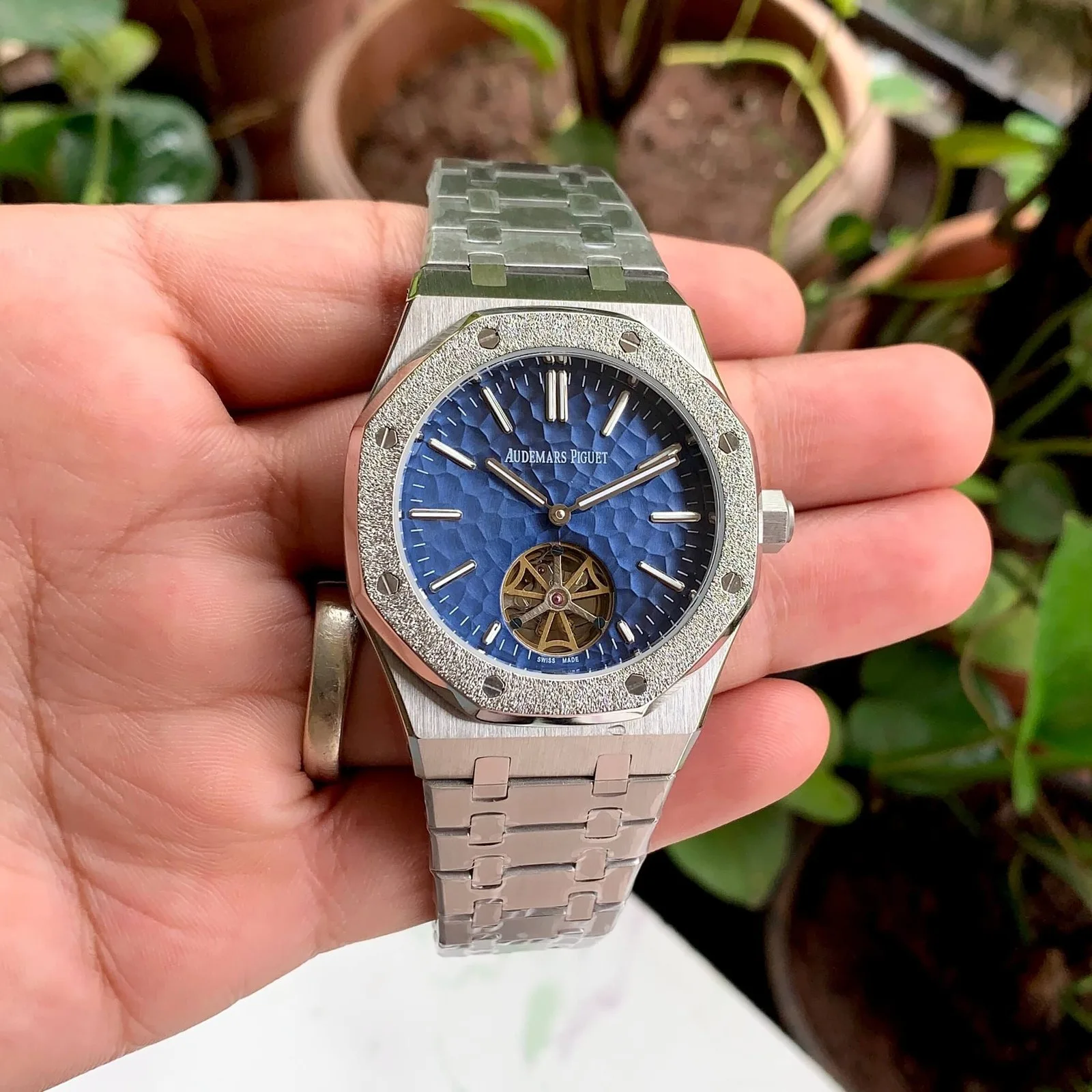 Audemars Piguet Royal Oak Tourbillion Light Blue Dial