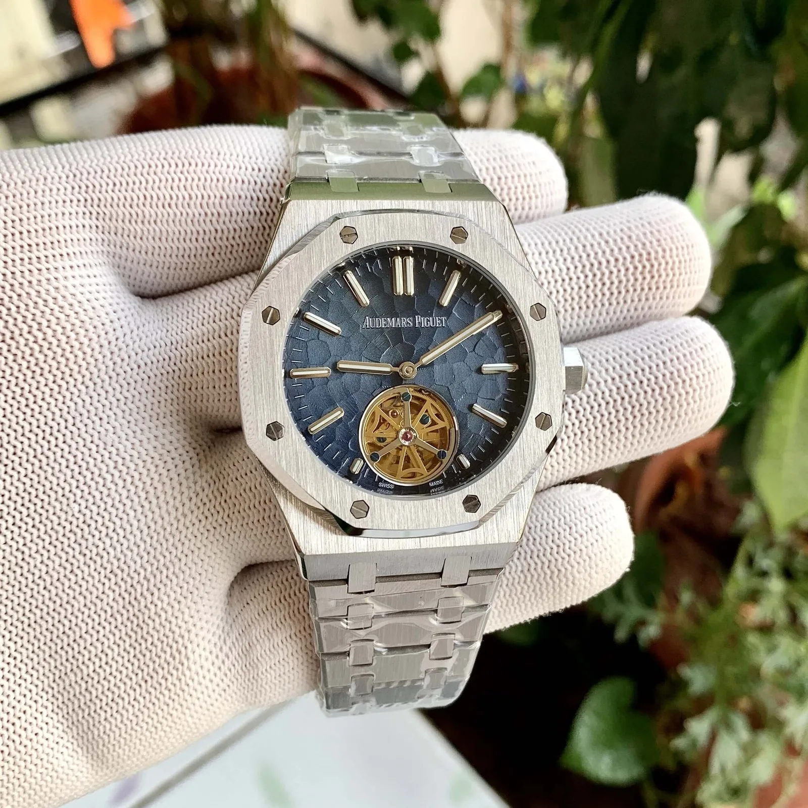 Audemars Piguet Royal Oak Tourbillion Light Blue Dial