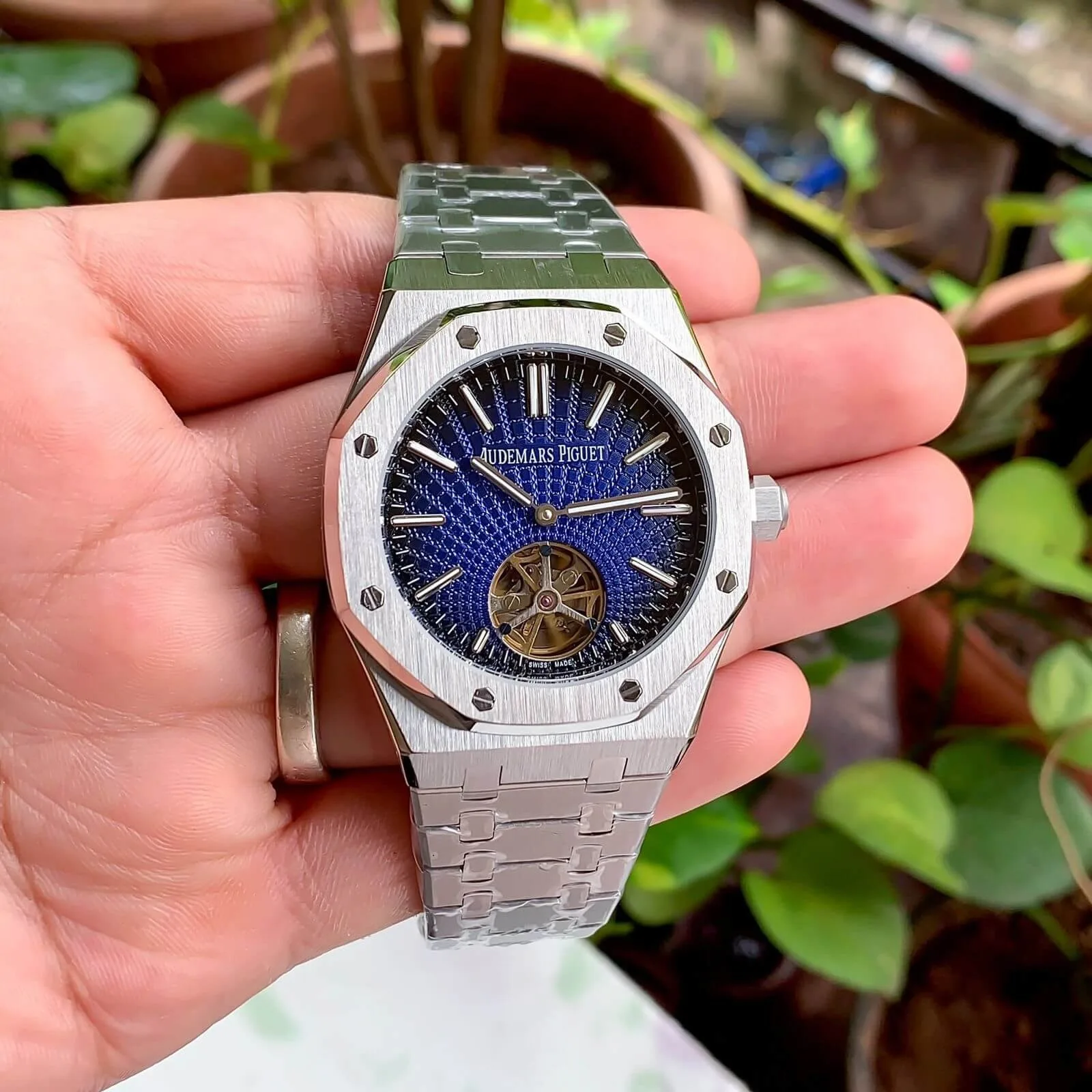 Audemars Piguet Royal Oak Tourbillion Light Blue Dial