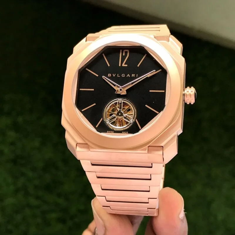 Bvlgari Octo Finissimo Tourbillon In Rose Gold