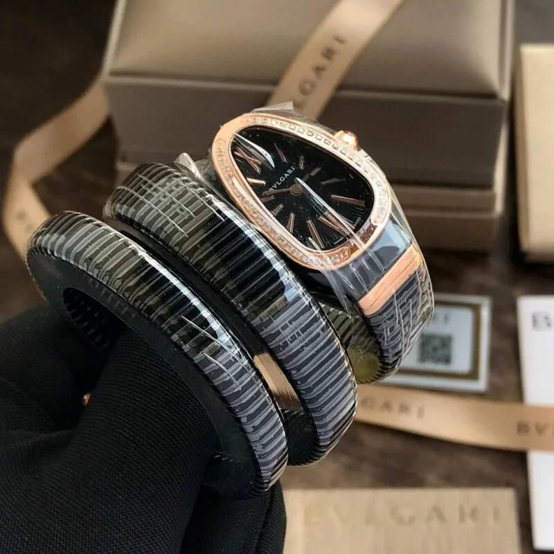 Bvlgari Serpenti Black Dial 35mm