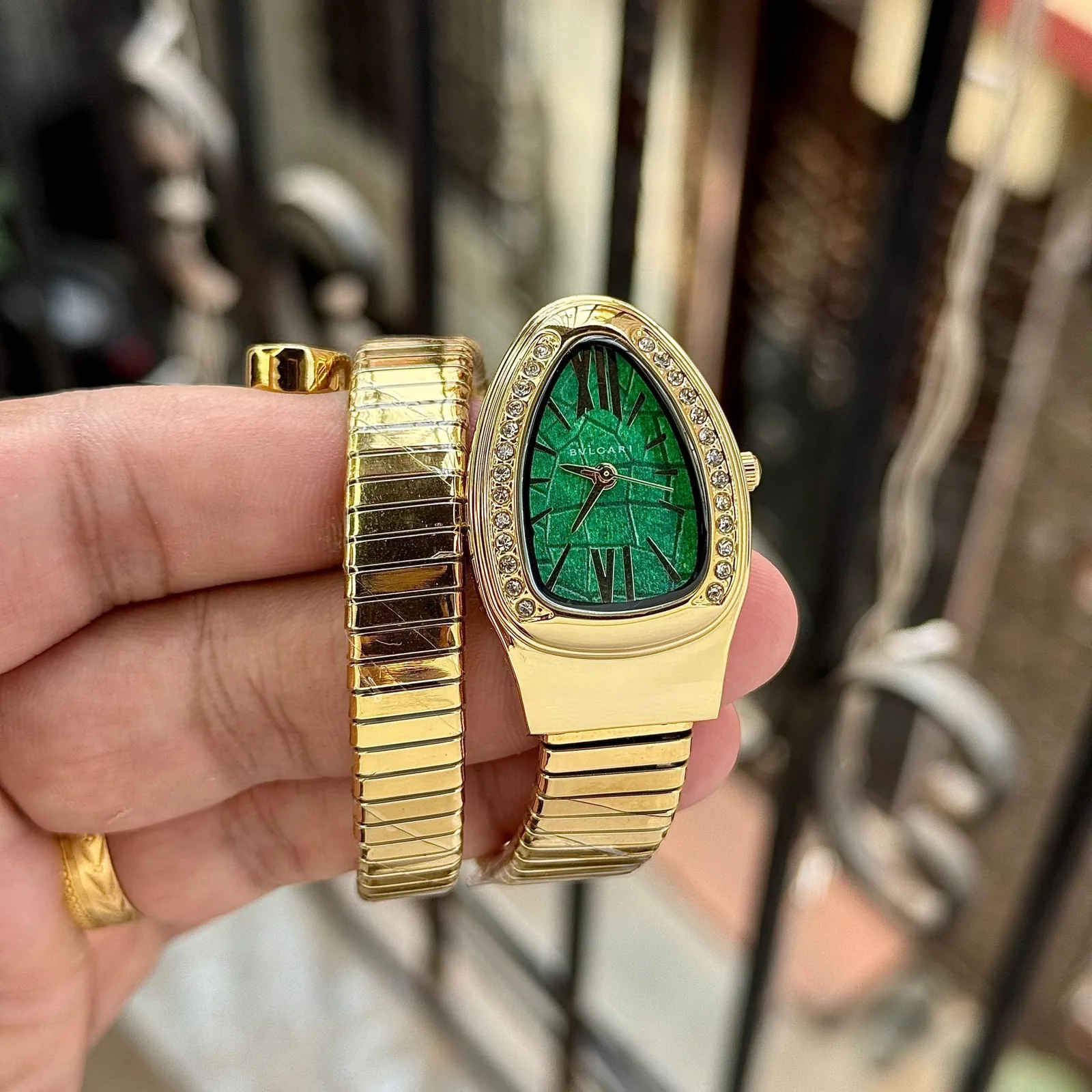 Bvlgari Serpenti Tubogas Emerald Green Dial