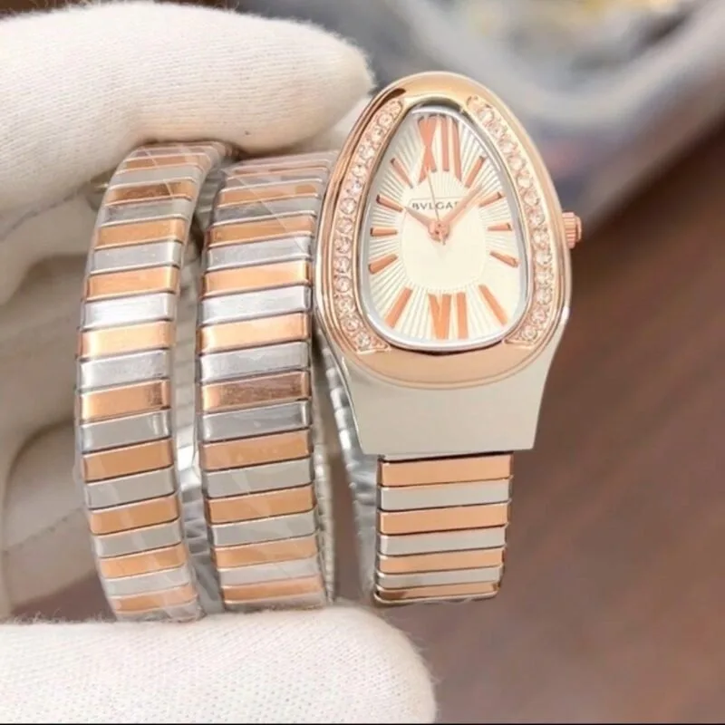 Bvlgari Serpenti White Dial 35mm