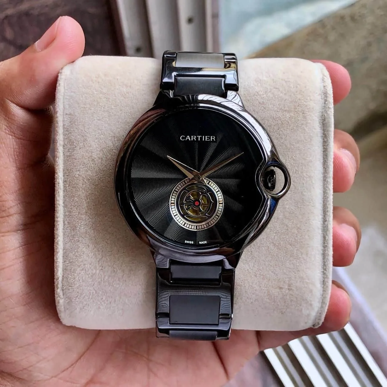 Cartier Ballon Full Black Watch