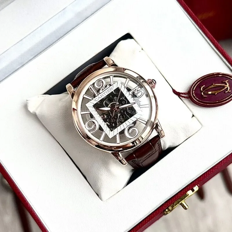 Cartier Classic Brown Watch