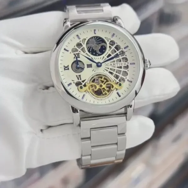 Cartier Dual Time Tourbillon Watch