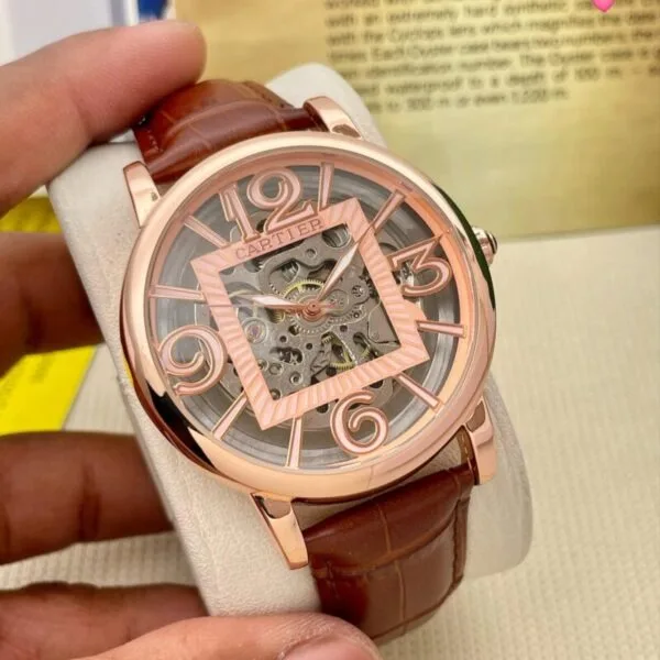 Cartier Roman Figures Tourbillon Watch