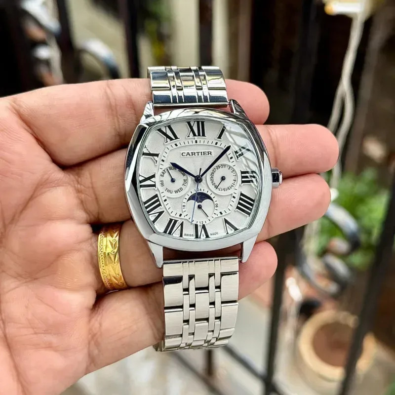 Cartier Santos De Multifunction Quartz Watch