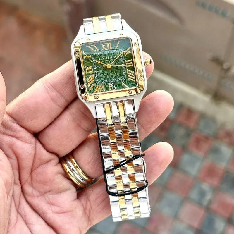 Cartier Santos-Dumont Geometric Design Watch