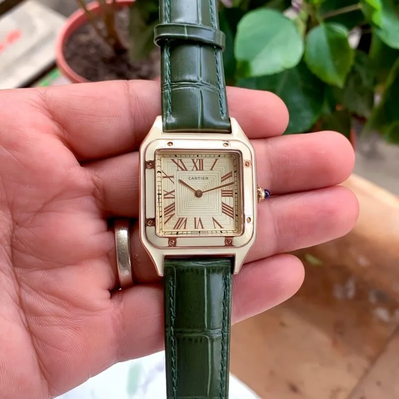 Cartier Santos Dumont Laquer Watch