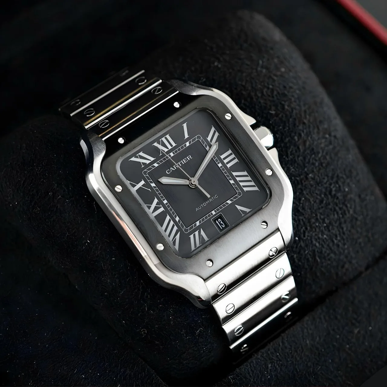 Cartier Santos Geometric Shape Watch