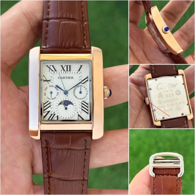 Cartier Square Chronograph Watch
