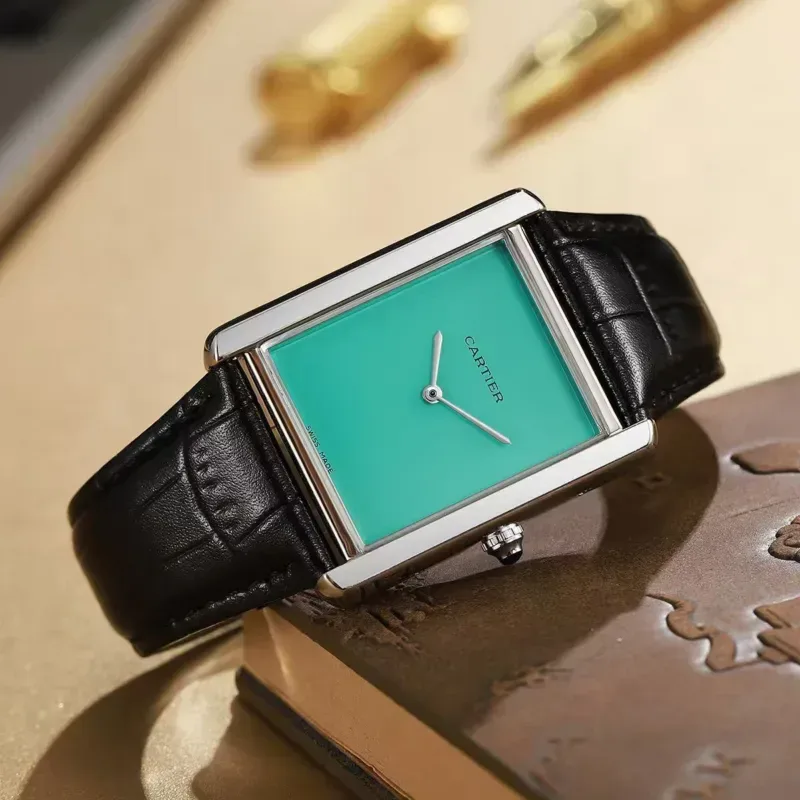 Cartier Tank Louis Sky Blue Dial Watch