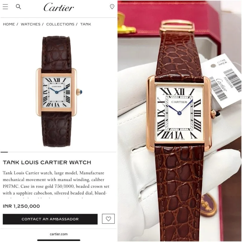 Cartier Tank Louis WSTA0072 Watch