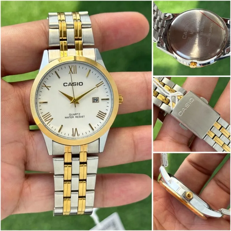 Casio Classic Two Tone White Dial Timepiece