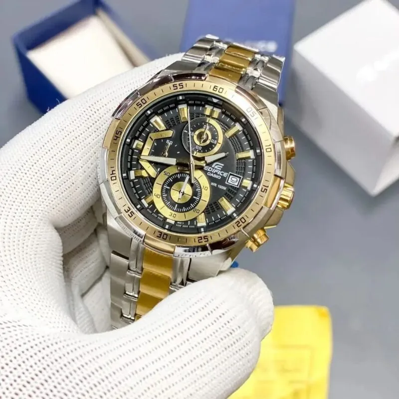 Casio Edifice EFR-539 Silver And Gold