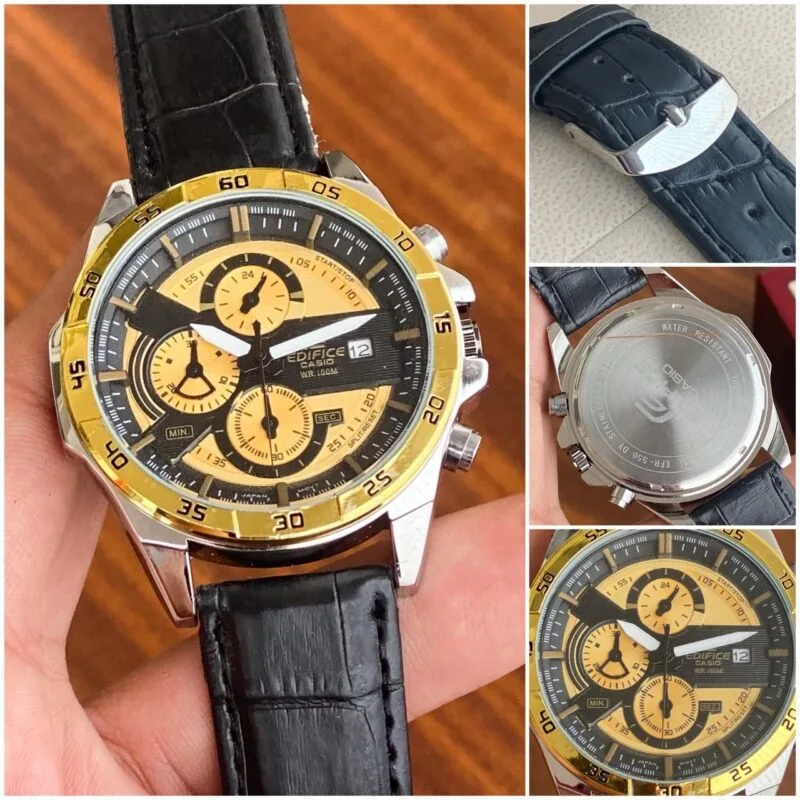 Casio Edifice EFR 558BK Chronograph