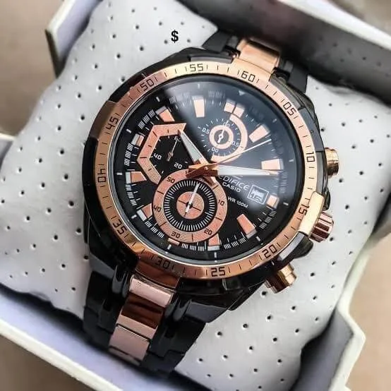 Casio Edifice EFR 558BK Chronograph
