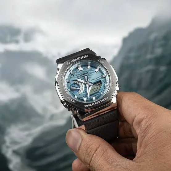 Casio G Shock GM-2100A 1A2 Light Blue Dial G-Shock