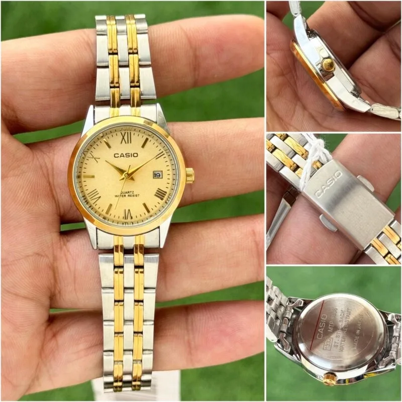 Casio Two Tone Gold Quartz Analog Watch