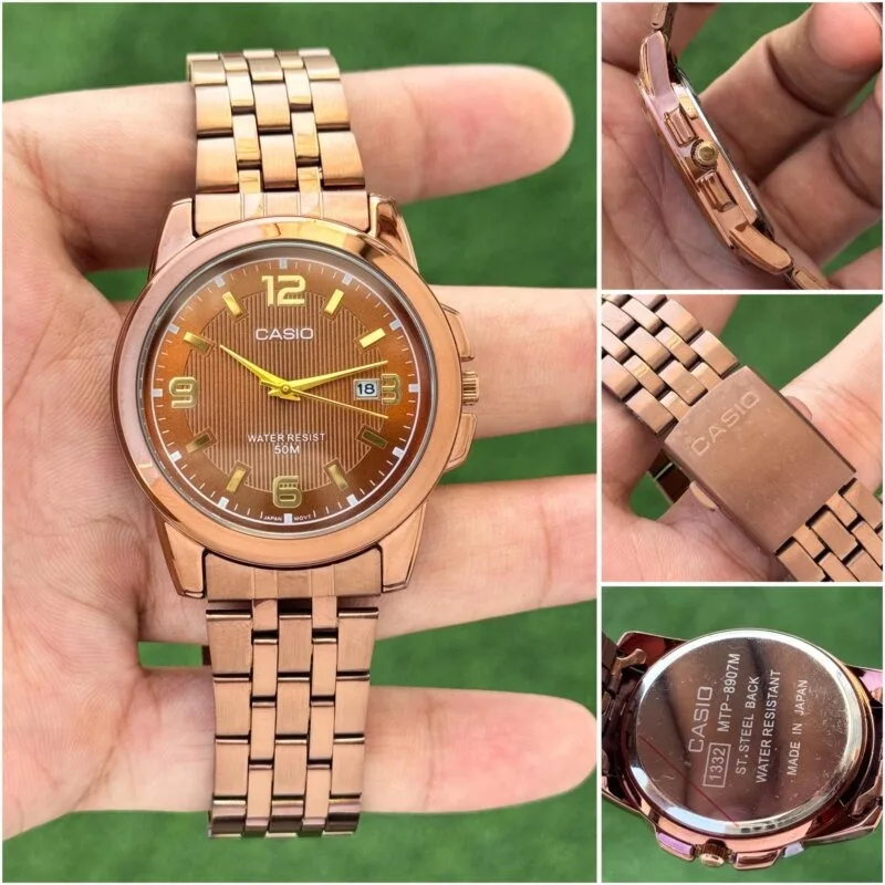 Casio Vintage Brown Dial Timepiece