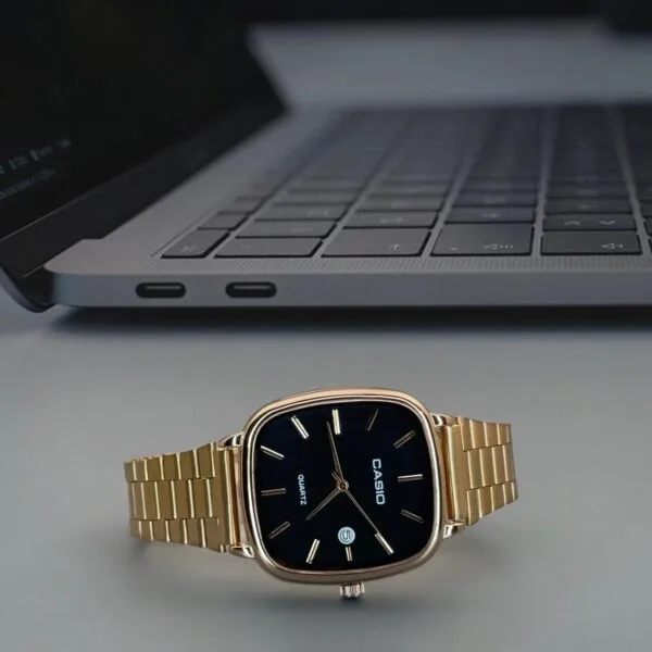 Casio Vintage Round Rose Gold Timepiece