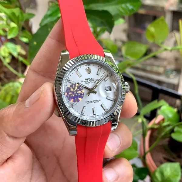 DateJust Automatic Red Strap 41MM Rolex