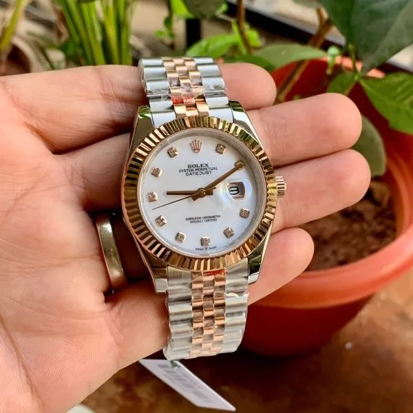 DateJust Diamond Dial Semi ETA 41mm Rolex