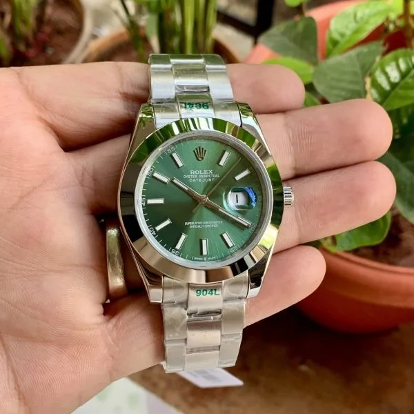 DateJust Green Dial 41mm Semi ETA Rolex
