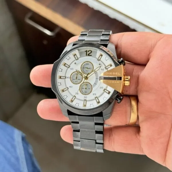 Diesel Chronograph 10 Bar Black Gold
