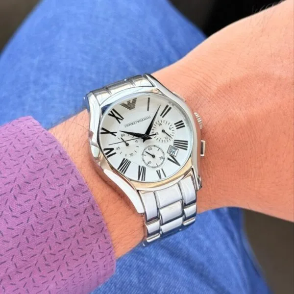 Emporio Armani AR0673 White Dial